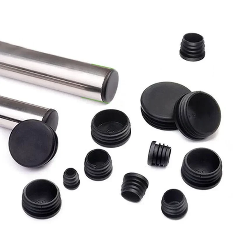 16pcs Diameter 12-76mm Round Plastic Blanking End Cap Chair Table Feet Cap Tube Pipe Insert Plug Decorative Dust Cover