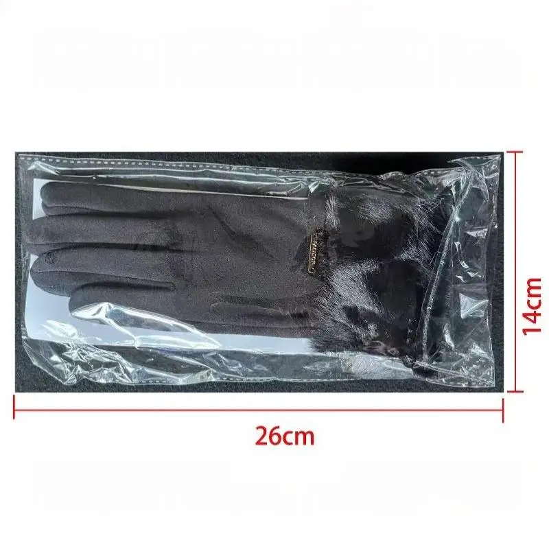 Neue, warme, dicke Plüschhandschuhe für Damen, ideal für den Winter und den Außenbereich, kältebeständig, mit Touchscreen-Funktion, Fünf-Finger-Handschuhe zum Reiten, 1 Paar. – Detail 6