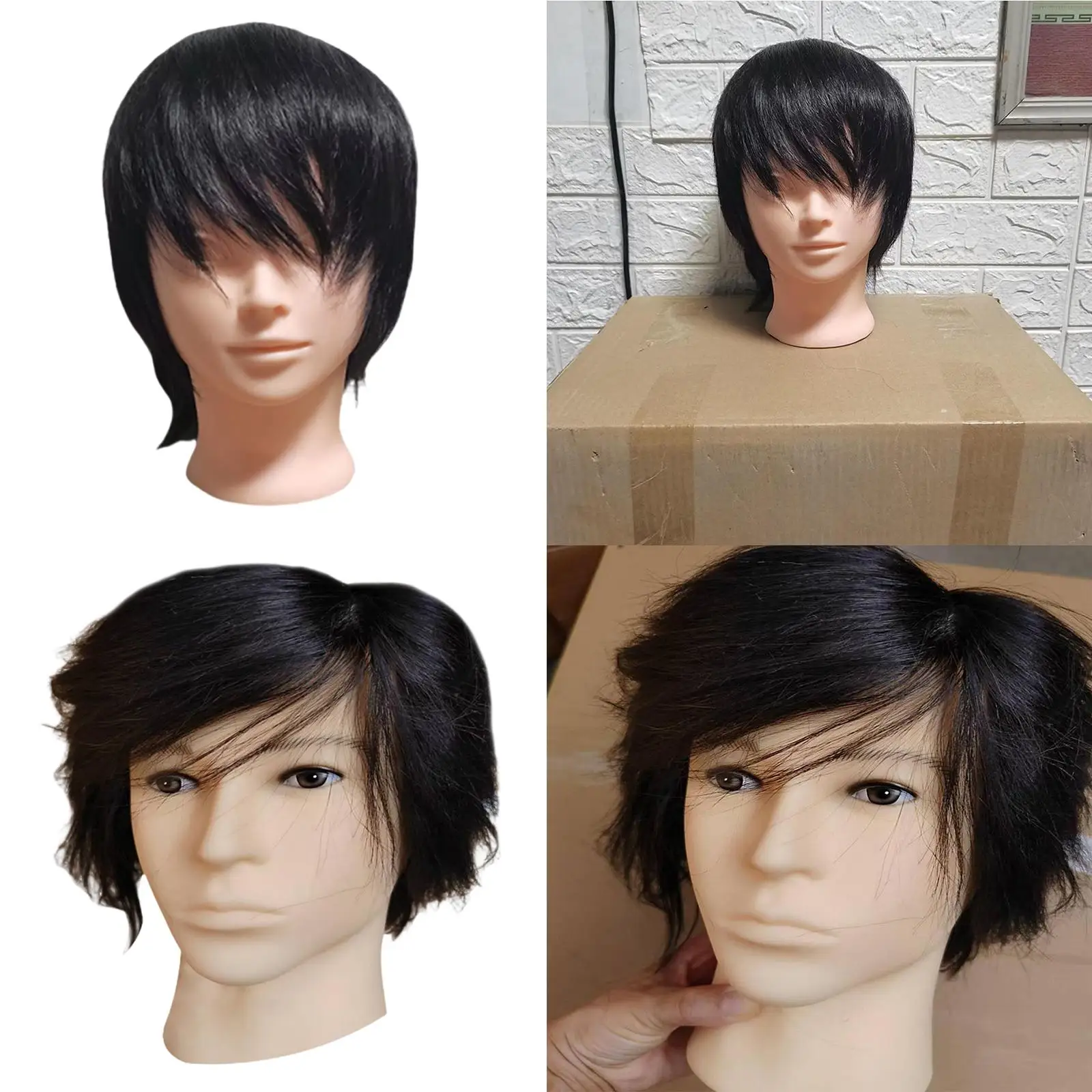 

Голова манекена с волосами Многоцелевая укладка волос Голова манекена для стрижки волос