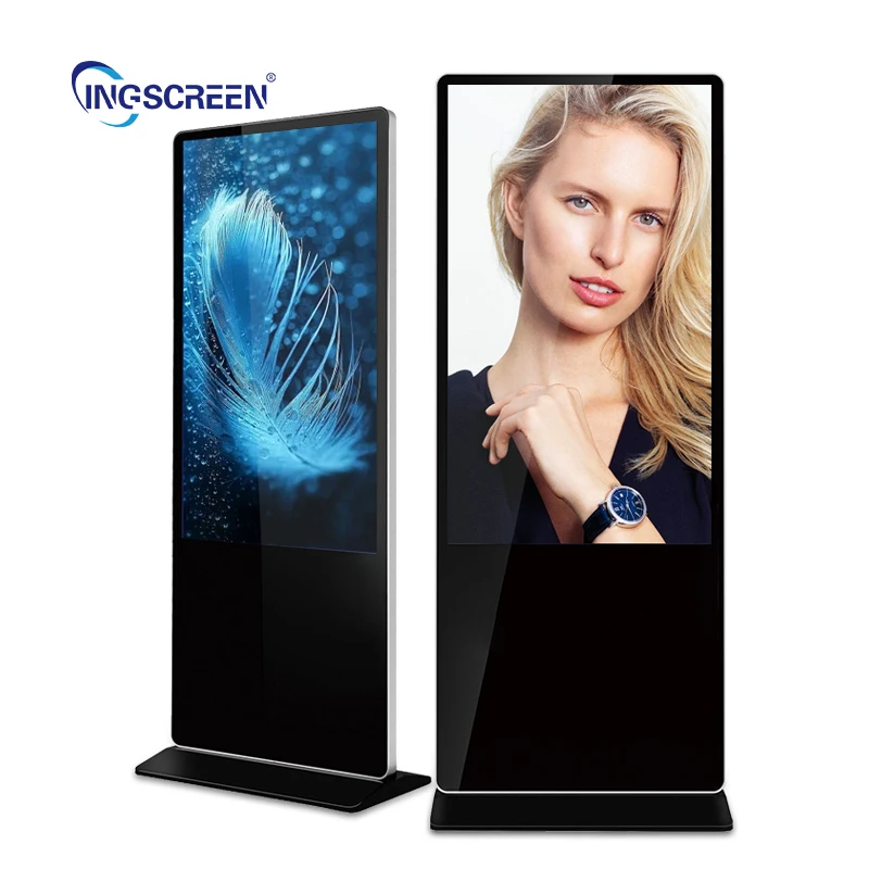 INGSCREEN Floor Standing Indoor Advertising Digital Signage Advertising Lcd Display for Advertisement
