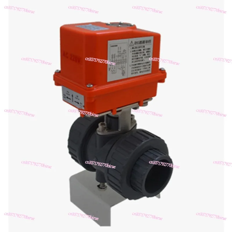 Special Electric Plastic Ball Valve Made of Flange UPVC Plastic Material Switch Industrial Manual Valve Acid and Alkali