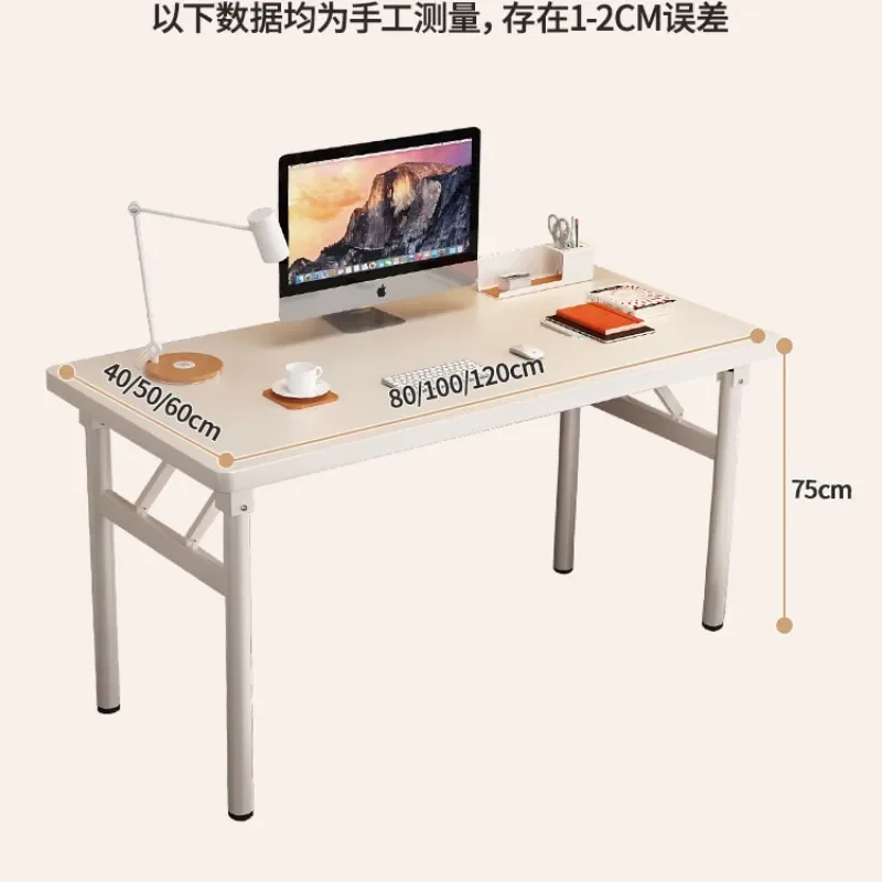 Designer Folding Office Desks White Unusual Light Luxury Cute Computer Desk Student Crafting Escritorio Oficina Office Furniture