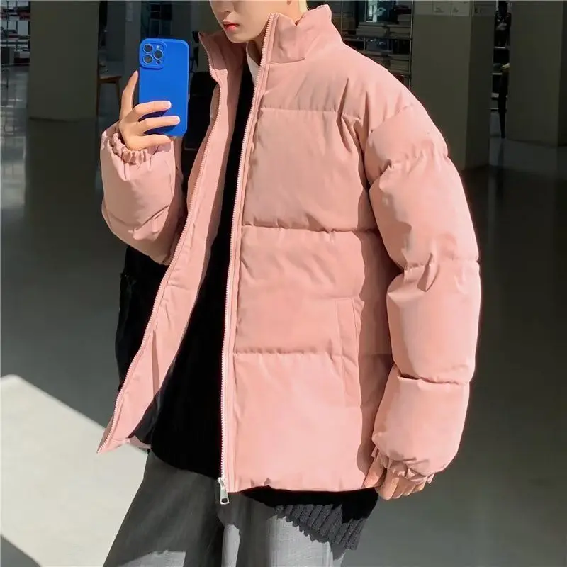 

Новинка 2025, мужская теплая хлопковая куртка Jaet Bread Sle Spor, повседневная модная верхняя одежда из полиэфирного волокна с капюшоном на молнии, длинная све