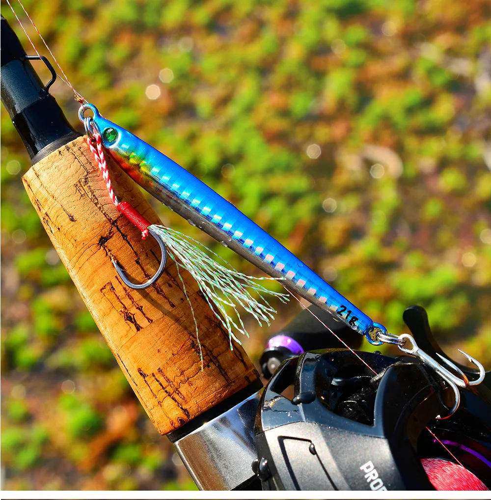 Metal Jig Bait Weight 7g-60g Trolling Hard Bait Bass Fishing Tackle Trout Diving Bait Sea Fishing Lures Pesca view 3