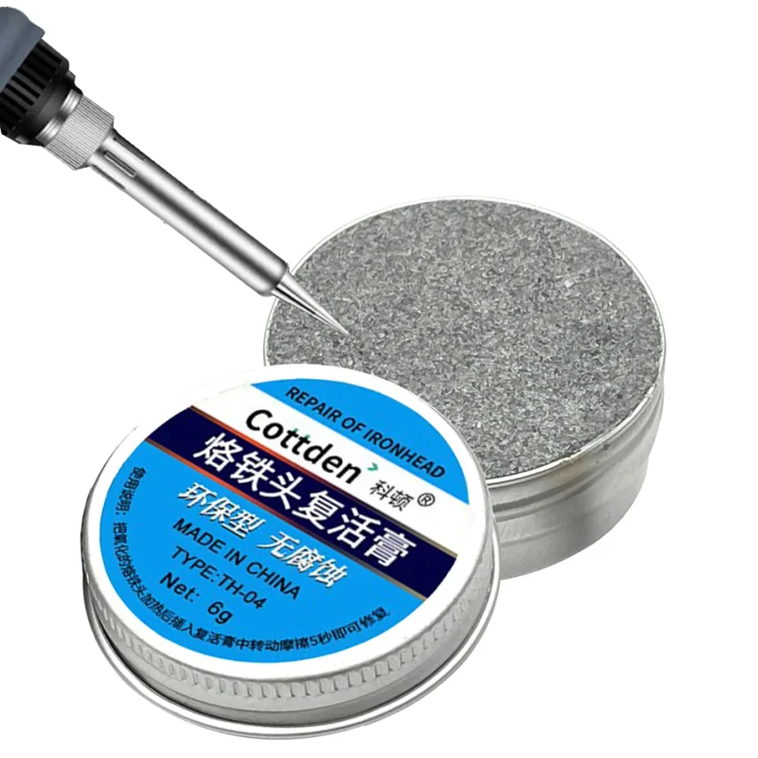

Soldering Tip Tinner Cleaner, Lead Free Oxidation Cleaning Paste, Refresher Tip Tinner Flux, Soldering Tip Cleaning