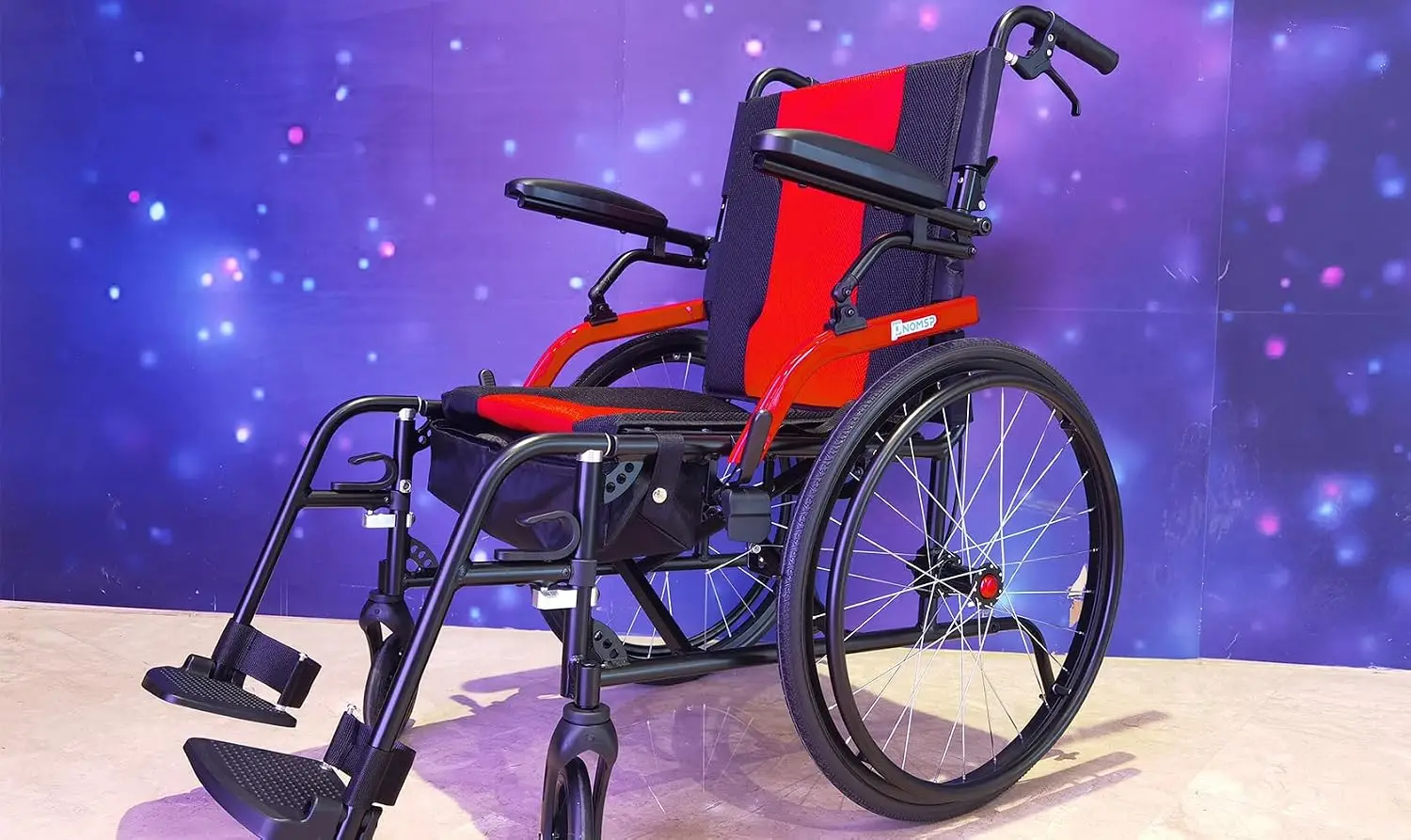 14lb Magnesium Ultra Lightweight Wheelchair 20 inch seat with Flip Back Arms,Lightweight Wheelchair, Customized