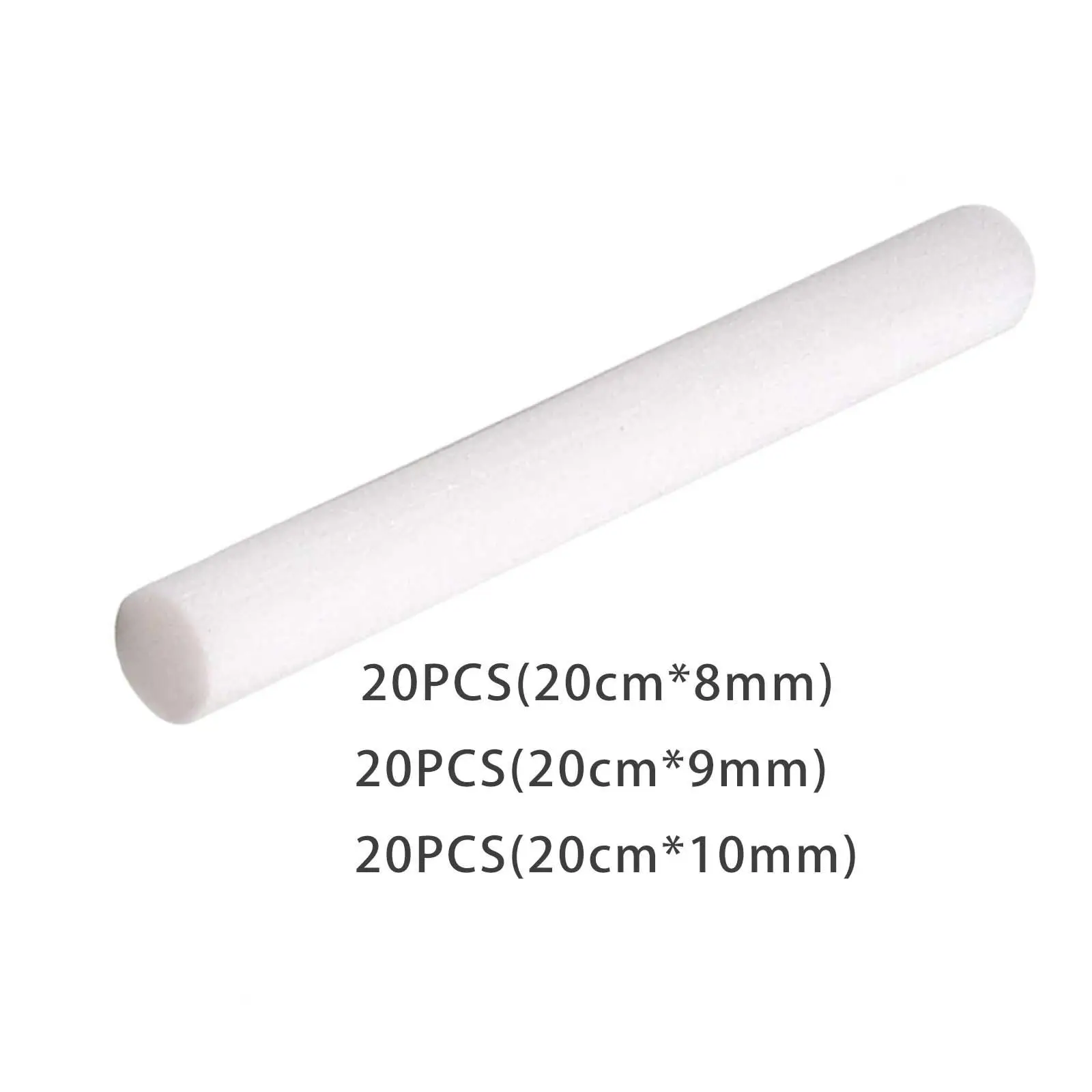 

Pack of 20 Humidifier Filter Swabs Car Diffuser Refill Swabs for Mini Humidifier Travel