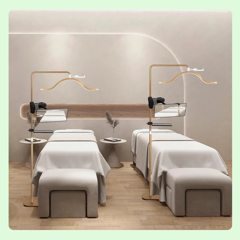 Miroirs à clipser flexibles pour la greffe d'extensions de cils, outils de beauté, miroir de salon de cils, sécurité de bureau, fournitures de miroir convexe