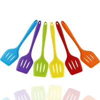 Silicone shovel integrated silicone leak shovel temperature-resistant non-stick pan shovel frying pan shovel kitchen utensils