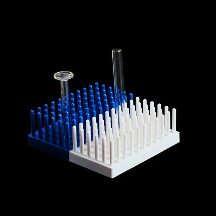 Biosharp Laboratory Test Tube Draining Rack 66/102 Column Test Tube Drying Rack Laboratory Test Tube Stand Shelf