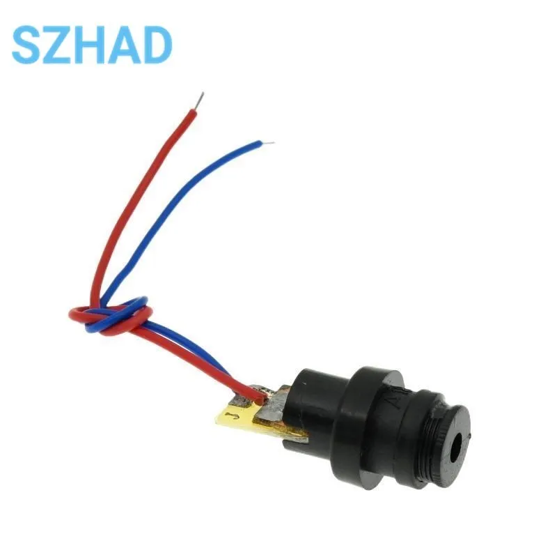 Laser Head Module DC 4.5V Laser Dot Diode Red Plastic Gyro Module For Arduino
