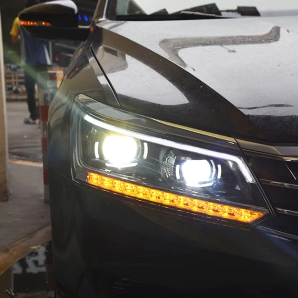 

Автомобильная фара в сборе для VW Passat B8 2016-2019, американская версия, улучшенная, высококачественная, со светодиодной проекционной линзой, инструменты и аксессуары