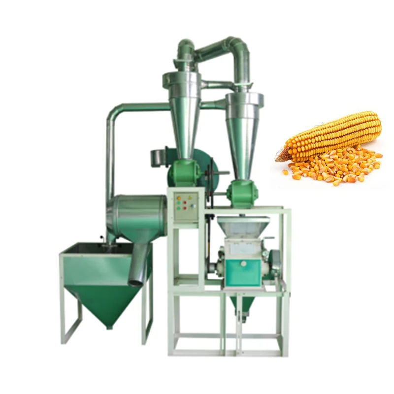 Automatic Maize Wheat Rice Flour Milling Complete Plant Maize Mill Milling Machine