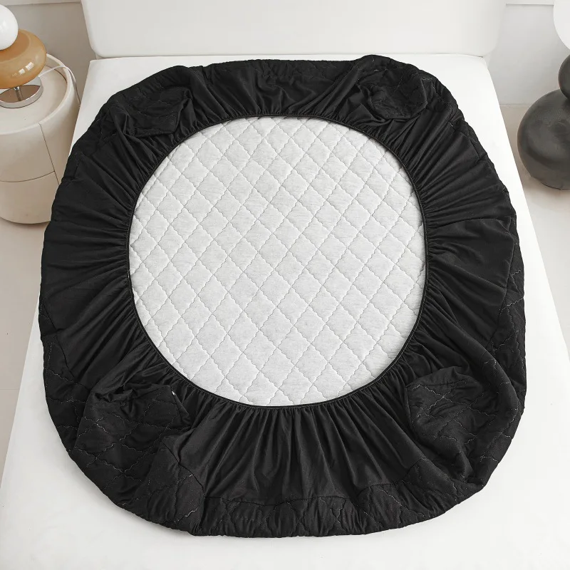 

Non-slip Quilt Cover Mattress Protector Home Double Bed Set Cotton Waterproof Queen Bedding Set Urine Pad Sheets Full Linen