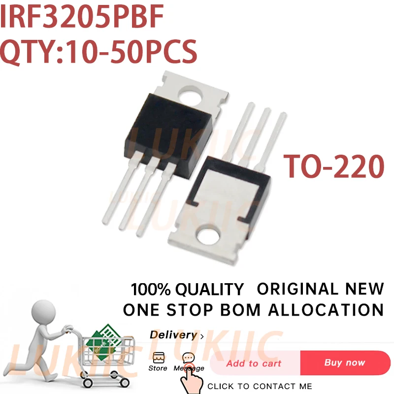 (10-50PCS) 100% New IRF3205 IRF3205PBF