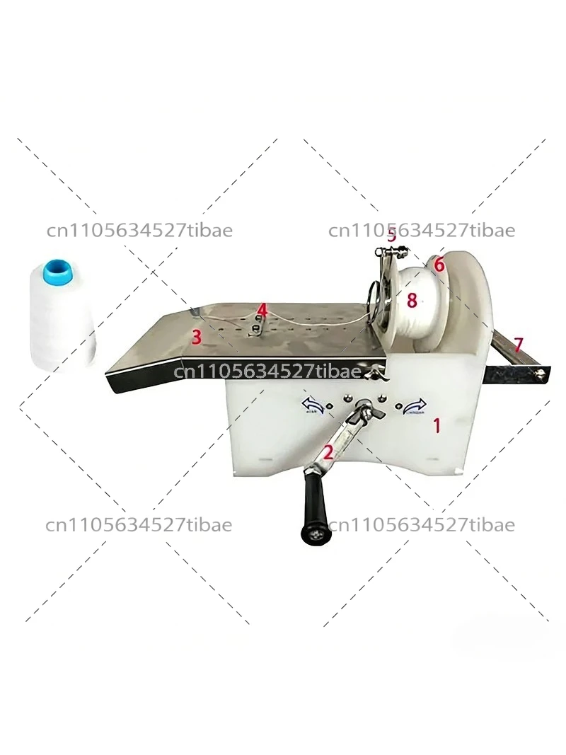 Hand-cranked automatic Food Material Portable Manual Sausage Twisting Machine Sausage Knotting Tying Binding Linker Machine