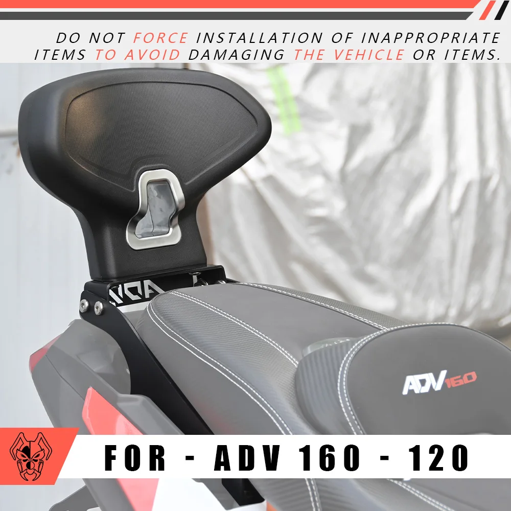 

MTKRACING для HONDA ADV 160 2022-2025, аксессуары для мотоциклов, съемная фурнитура для заднего пассажира, крепление на перекладине, спинка