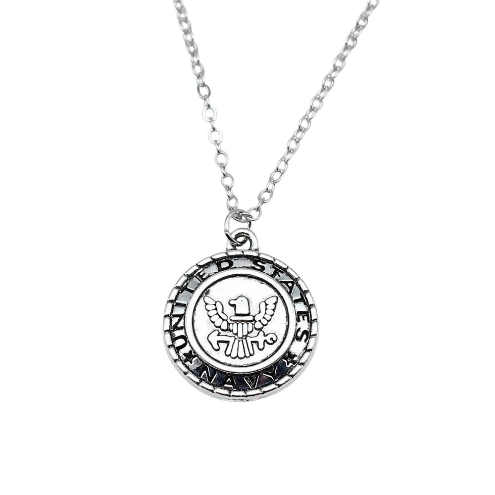 1pcs U.S. Army Police Identification Signage Necklace For Women Women Accessories Jewelry Making Items Chain Length 43+5cm