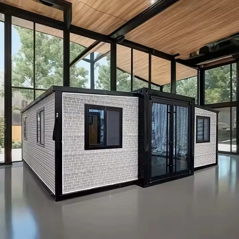 YG Dual-Wing Foldable Container House Residence with High-End Finishes Fast Deployment and Customizable Layouts Available