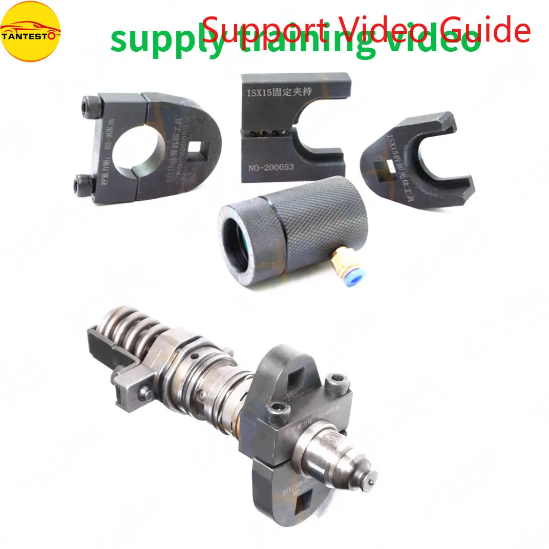 

Injector Disassemble Fixture Clamp Solenoid Valve Remove Wrench Oil Backflow Collector Repair Tools for Cummins ISX15 QSX15 Tool