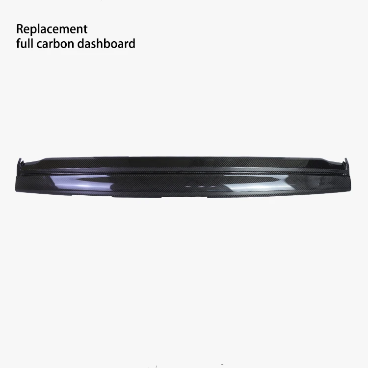 For  2021 2022 Tesla Model 3 Tesla Model Y real carbon fiber dashboard long trim strip overall replacement modification