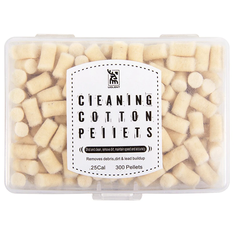 

Cleaning cotton felt, cleaning particles 22Caliber, 300 large capacity boxed cleaning wool particles
