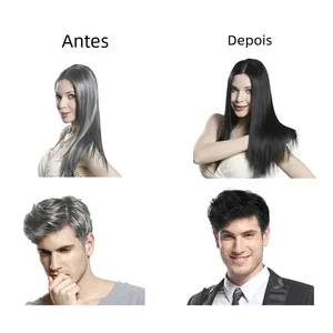 Schnelles schwarzes Haar Shampoo, Farbstoff Kräuter -Wiederherstellen, beschädigtes Haar, natürliche Haarpflege, Farbpause, 5 Minuten, 10 Stcs 10 Hauptverkaufshampoo, um das Haar zu verdunkeln - №10