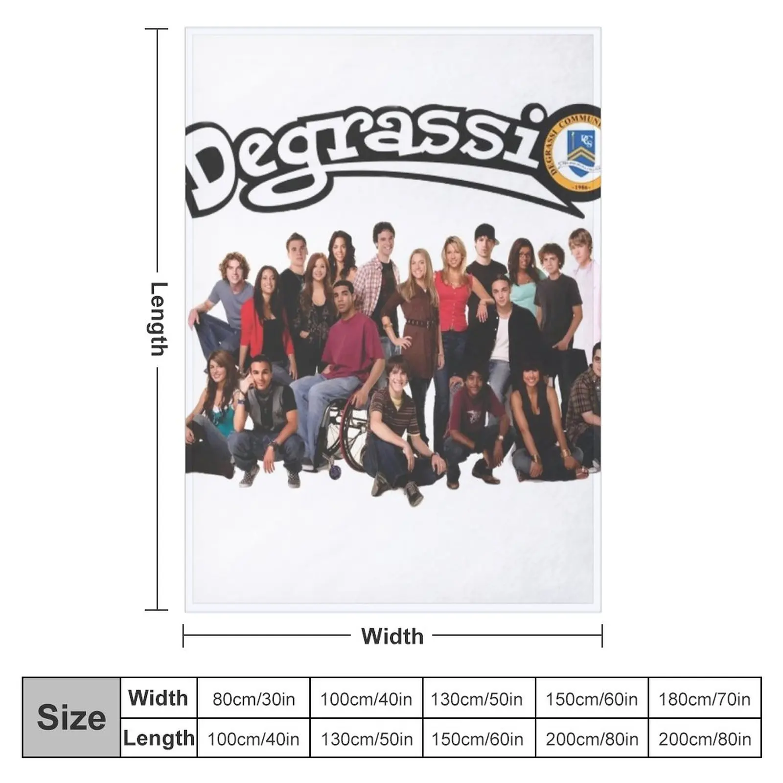 Degrassi The Next Generation Cast Throw Blanket Blankets For Baby Retro Blankets