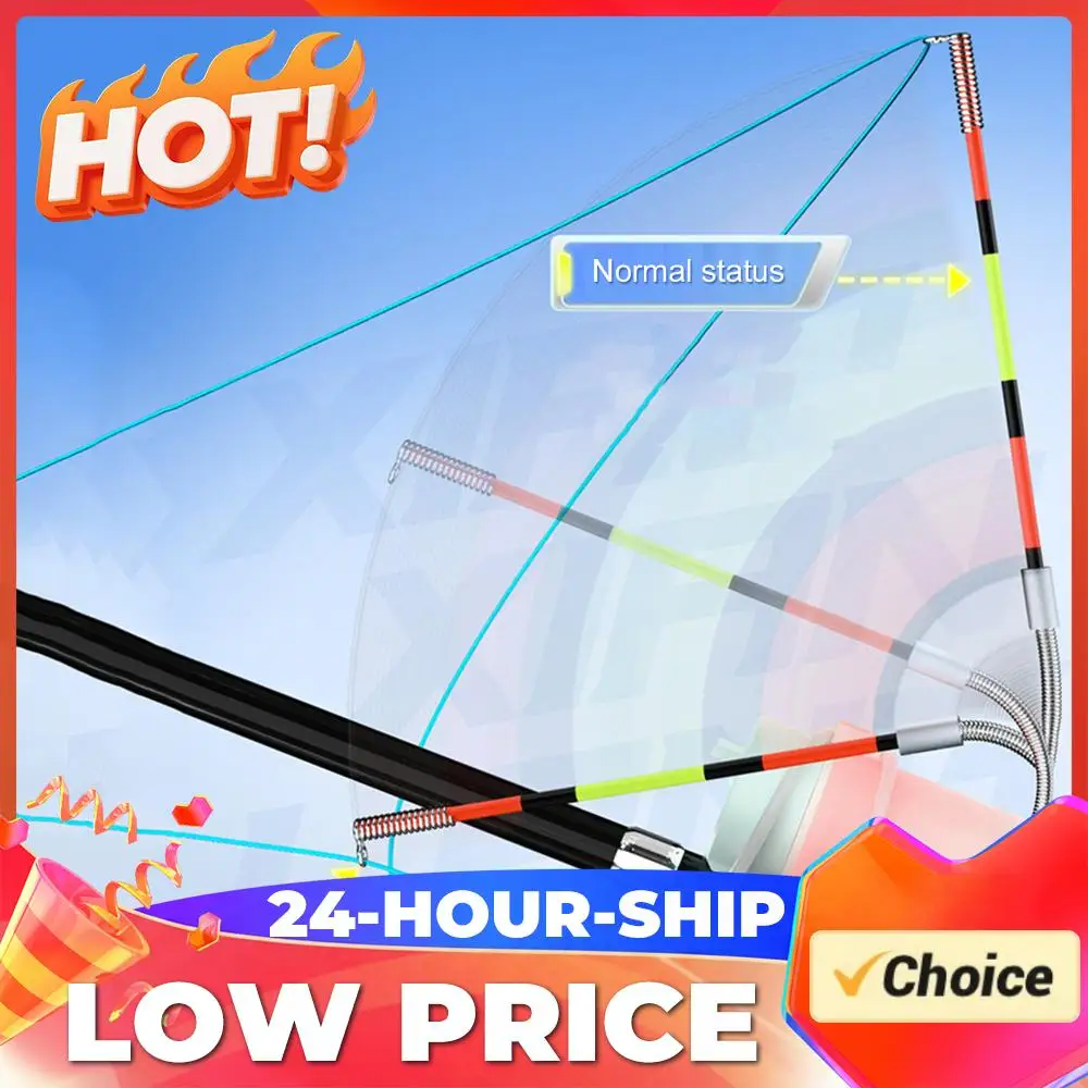 Night Fishing Float Bite Alert High Sensitivity Rod Tip Detection Bite Alert with LED Lights & Sound Waterproof Sea Lake Gear