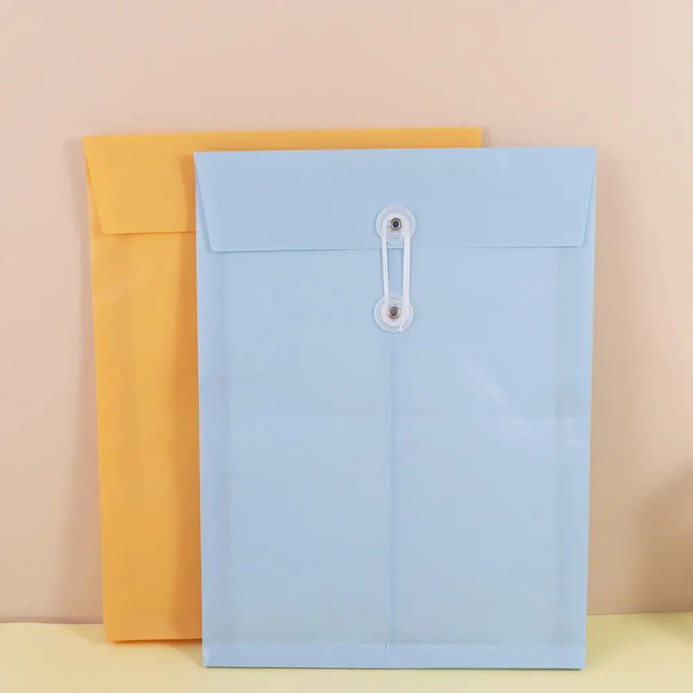 Durable Document Organiser A4 PP File Folder Large Envelopes Archive Folder A4 File Organizer Waterproof Large Capacity Contract