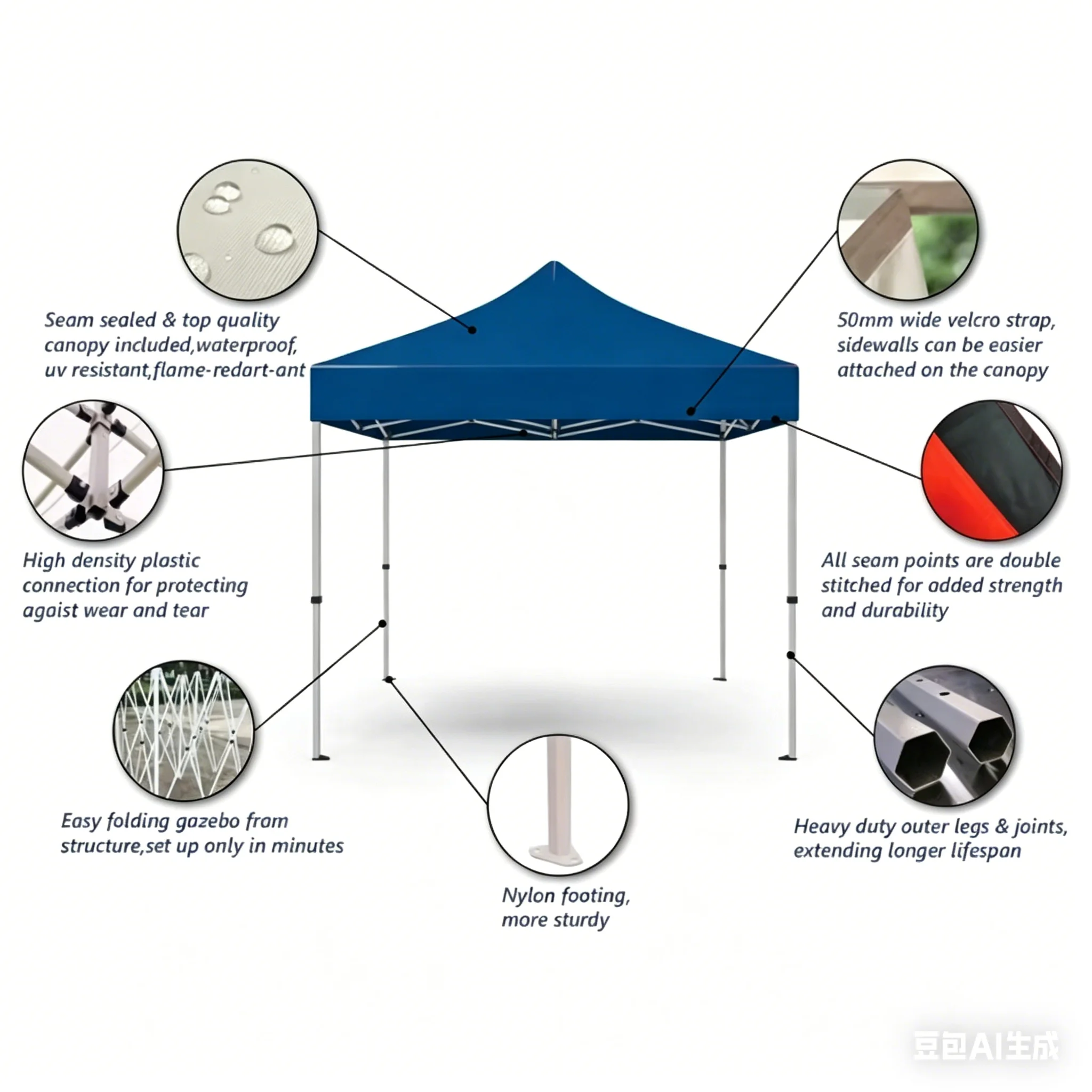 Aangepaste 3x3m buiten alumini - Gazebo Pop Up recensie en prijs