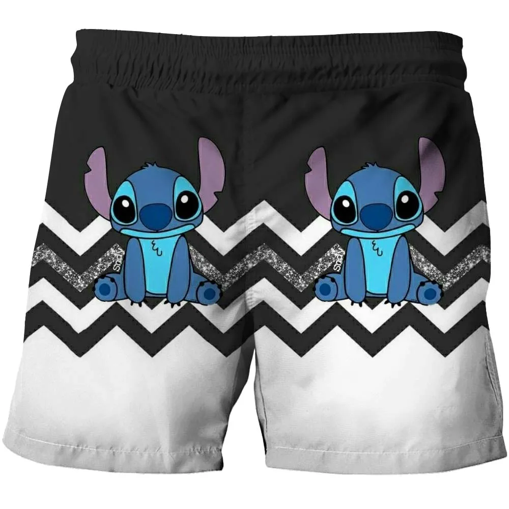 

Hot sales Lilo&Stitch children's shorts anime summer fashion children's cartoon boys and girls beach sports pants