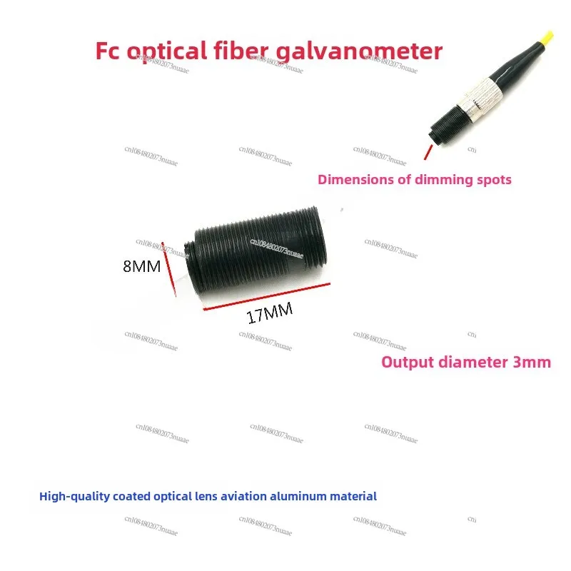 M8FC fiber laser collimator 3mm exit spot focal length 3mm fiber collimator aspherical collimator