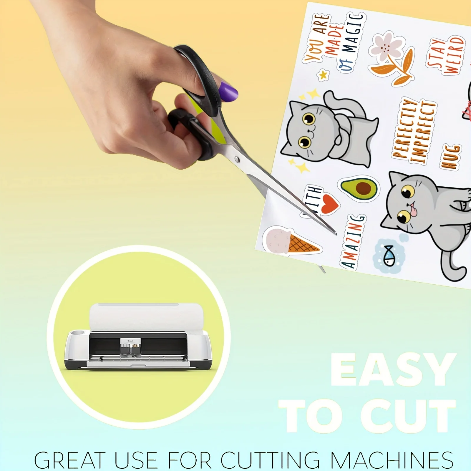 20 arkuszy matowego białego papieru winylowego do druku, format Letter, 8,5 x 11 cali, kompatybilny z drukarkami atramentowymi, samoprzylepny, wodoodporny