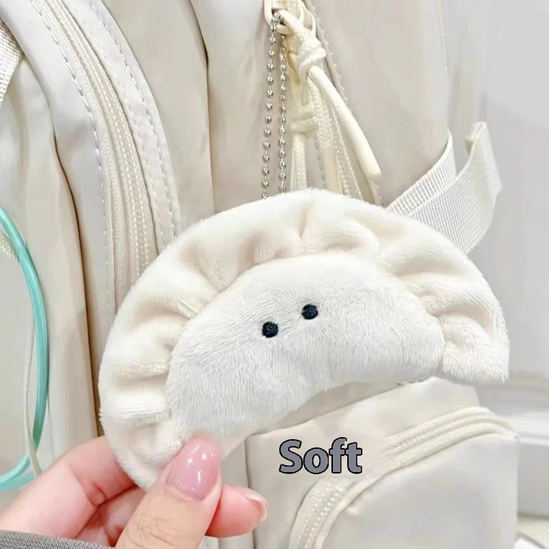 Creative And Cute Japanese Plush Dumpling Doll Pendant Food Toy Pendant Bag Keychain Doll Accessories Surprise Accessories