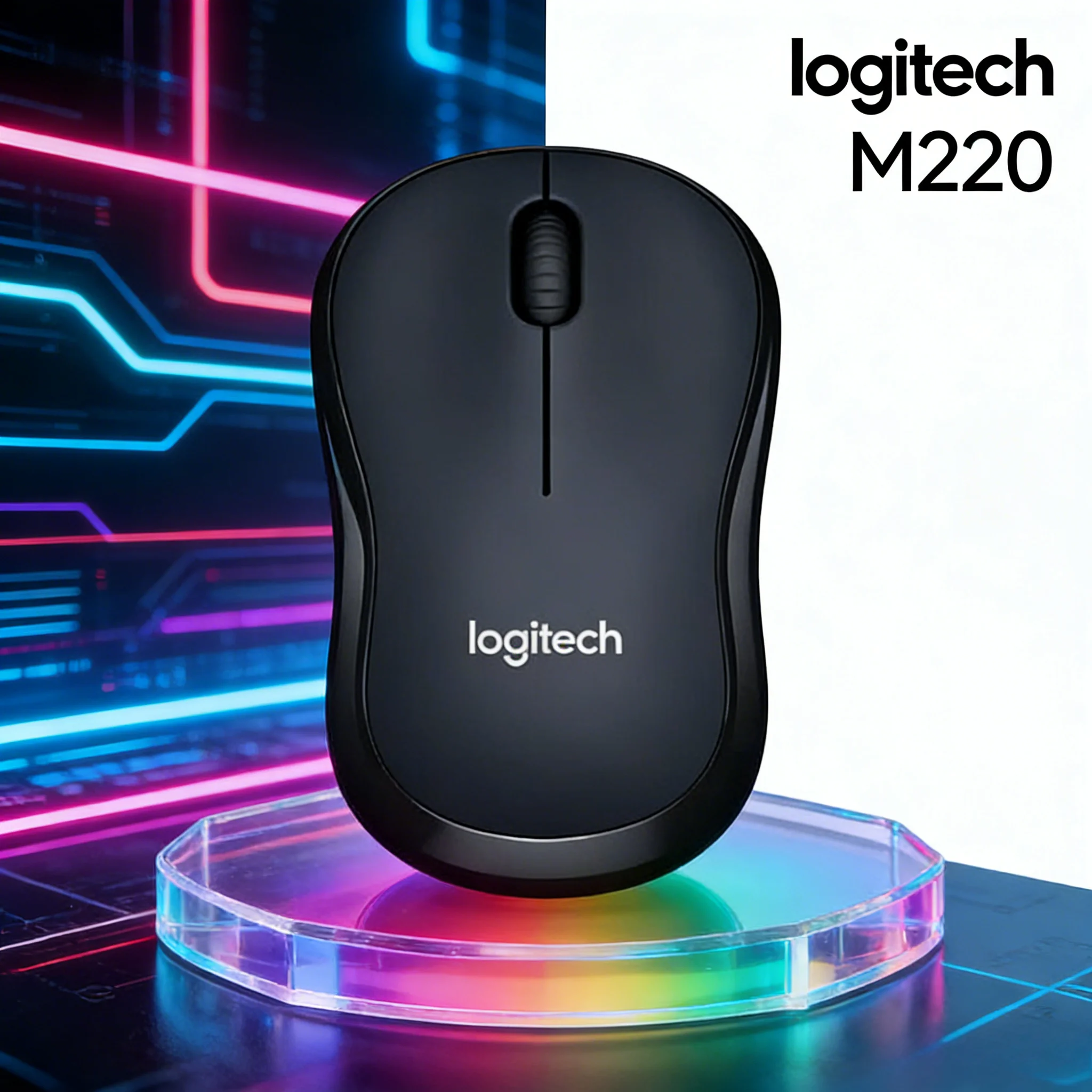 

Беспроводная офисная мышь M220: эффективный и бесшумный помощник для работы