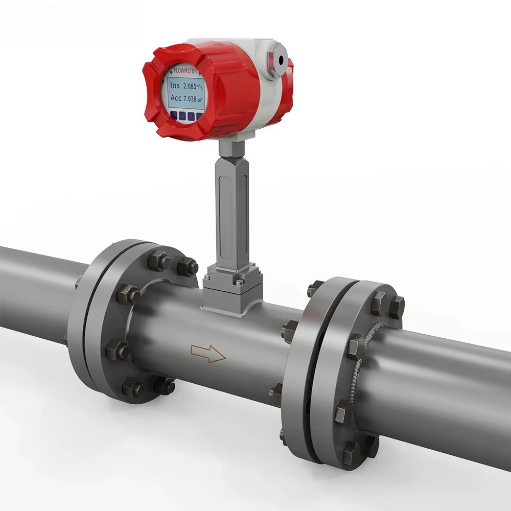 

Vort ex Flowmeter Steam Flow Meter Water Electronic Digital Air Flow Meter