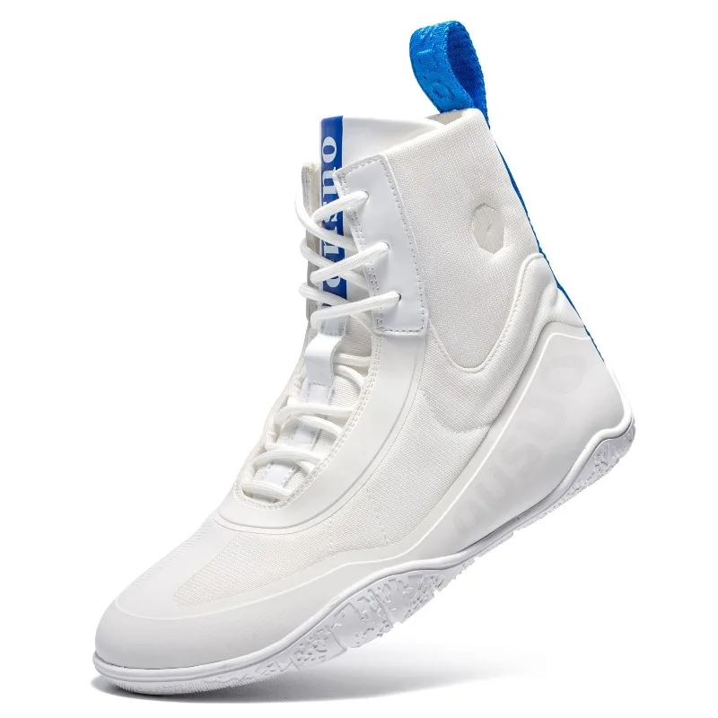 

Professional Wrestling Sneakers Men Black Blue Boxing Shoes Man Wearable Fighting Shoe Mens Comfortable Training Shoes