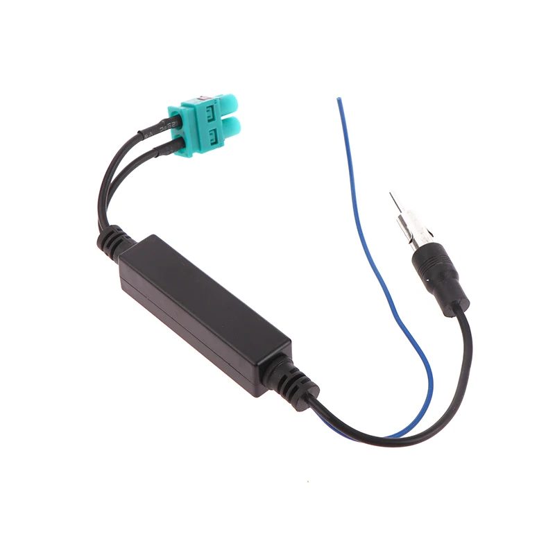 Adattatore per Antenna Radio Dual FAKRA RF per auto con amplificatore per RNS510/RCD510/310/Golf/MK5/MK6/Passat B6/B7/Tiguan