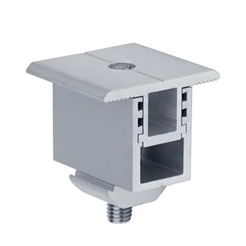 

A75T 12 Set Solar Panel Mounting Module Clamps Aluminum For Securing 30Mm-50Mm Thick Solar Panels To Rails