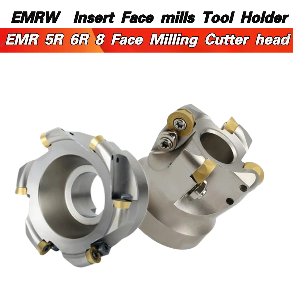 EMR 5R 6R 8R 50 63 80 100 125 160 EMRW Face Milling Cutter head EMR Face Mill Cutter Head For RPMT Insert Face mills Tool Holder