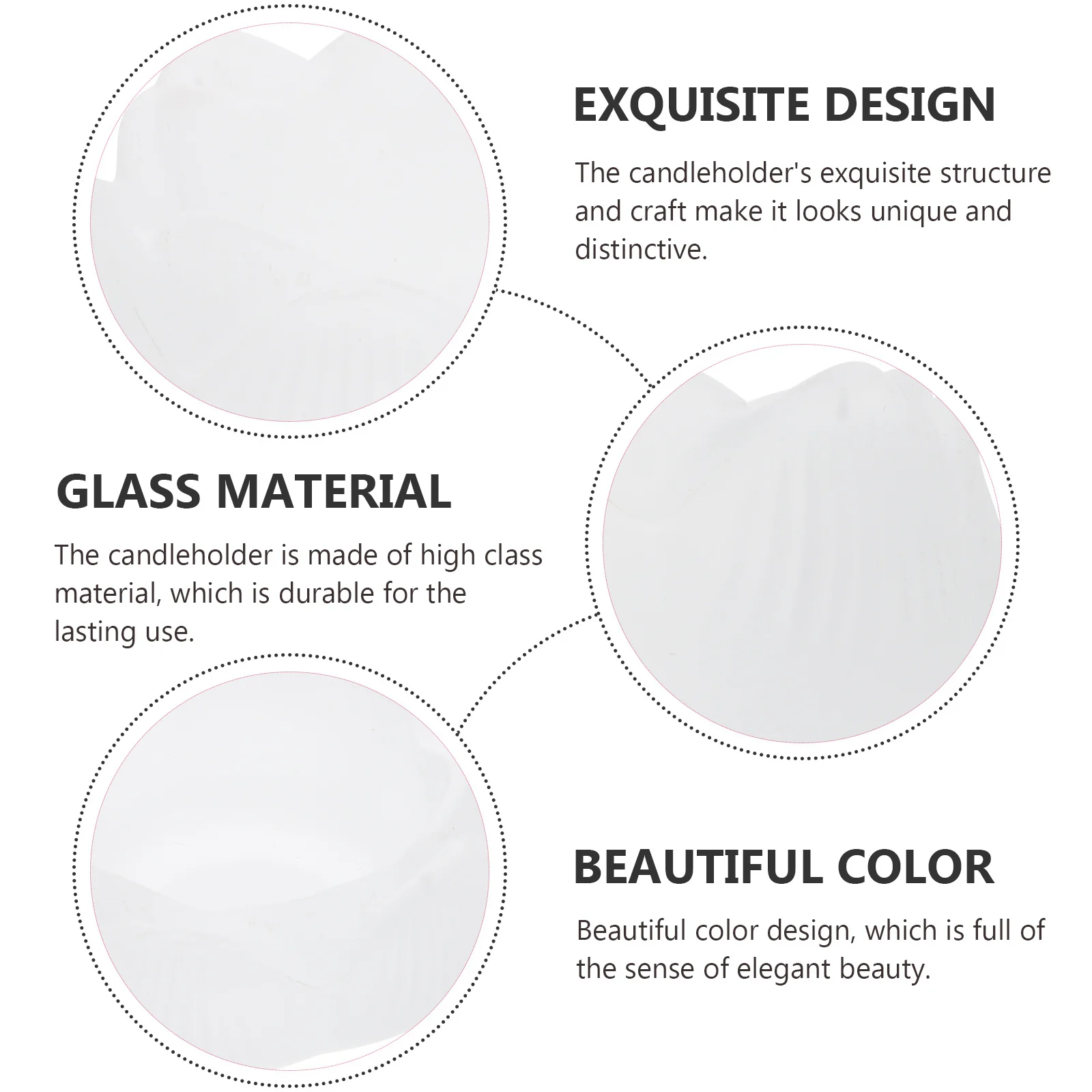 

2 Pcs Lotus Tea Holders Home Decor Christmas Decorations Candleholder Glass