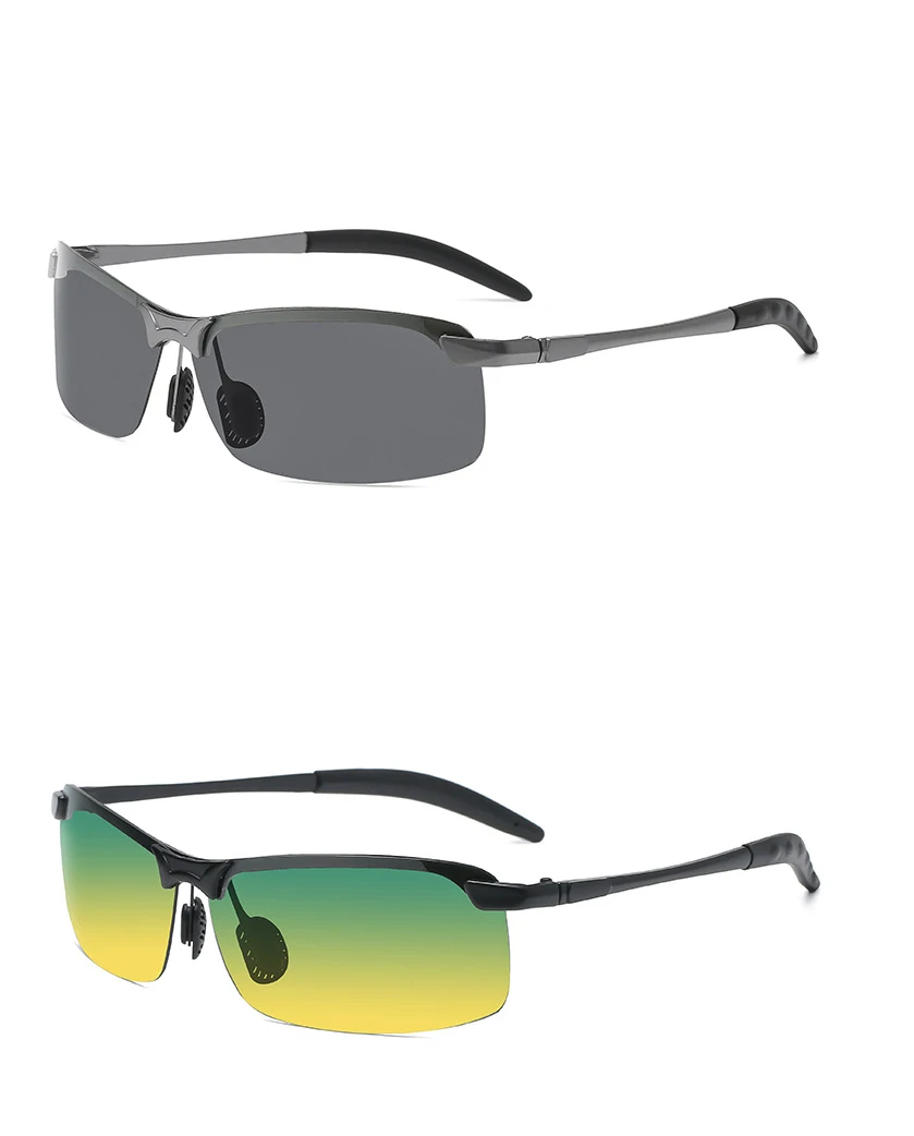 Klassische Herren Polarisierte Sonnenbrille Photochrome Fahren Männlich Ändern Farbverlauf Sonnenbrille Tag Nacht Vision Fahrer Brillen – Detail 19