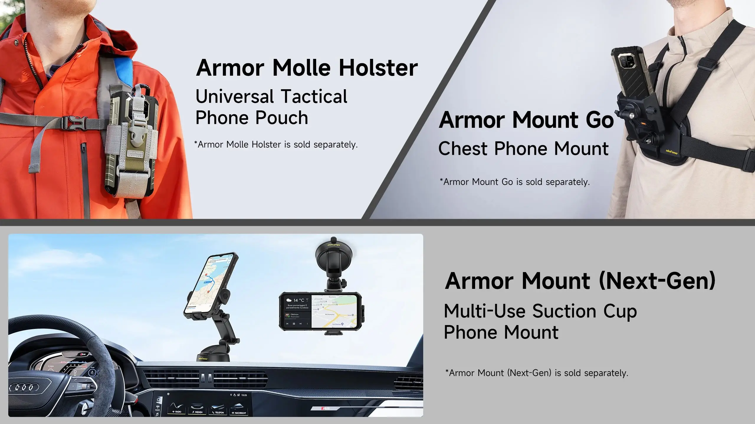 Ulefone Armor 22 pro Rugged Smartphone 6.58'' Android 16 Helio G200 8GB+128GB/256GB 64MP 6600mAh 33W 4G NFC Rugged Phone