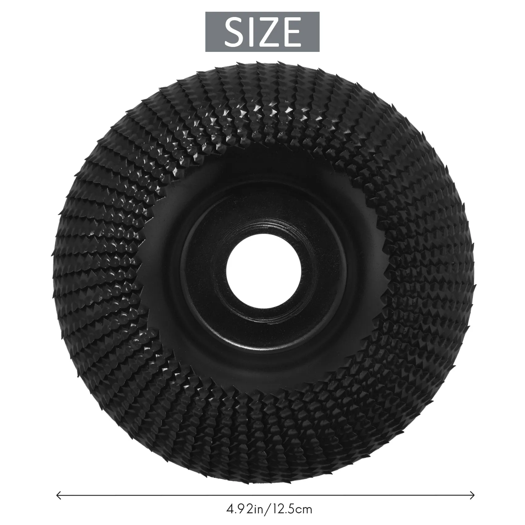 ABHI-2 pezzi Disco abrasivo per legno per disco da intaglio del legno da 125 mm, disco per motosega, dischi abrasivi per legno per modellare, levigare e tagliare