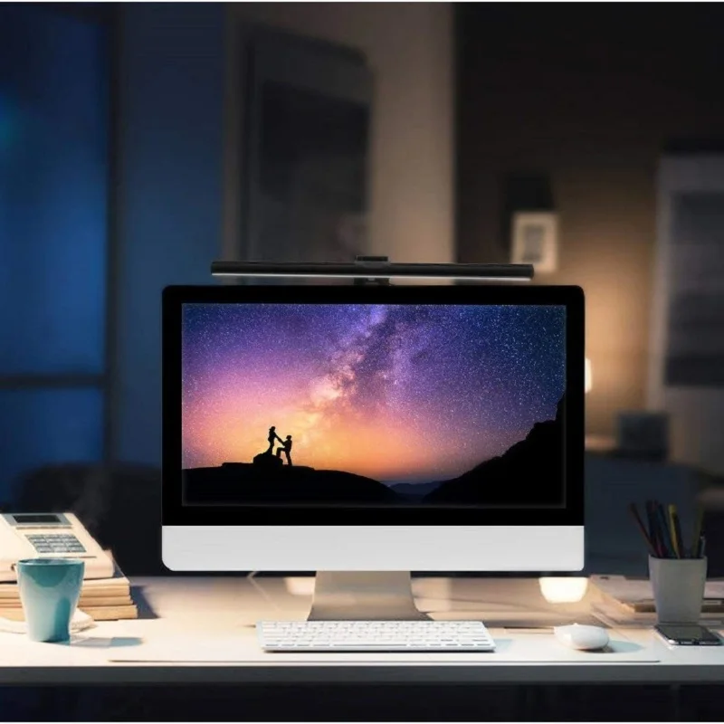 LED Monitor Light Bar Computer Screen Hanging Lights RGB Atmosphere Table Lamp For Work Study Read Gaming Dimming Lighting 30cm