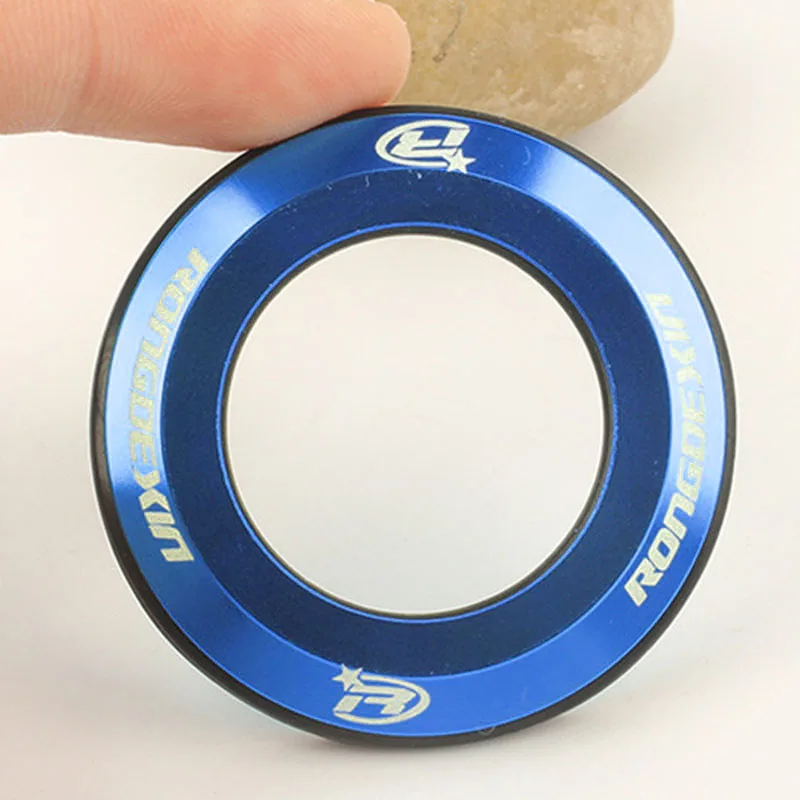 Bicycle Bicycle Headset Cap CNC Components Cove Cycling 4.9mm Thick Flat Styler MTB Mountain Bike Parts Accessory