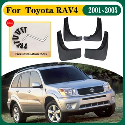 4PCS Car Mudguards For Toyota RAV4 RAV 4 XA20 2001 2002 2003 2004 2005 Car Mud Flaps Splash Guard Front Rear Fenders Accessories