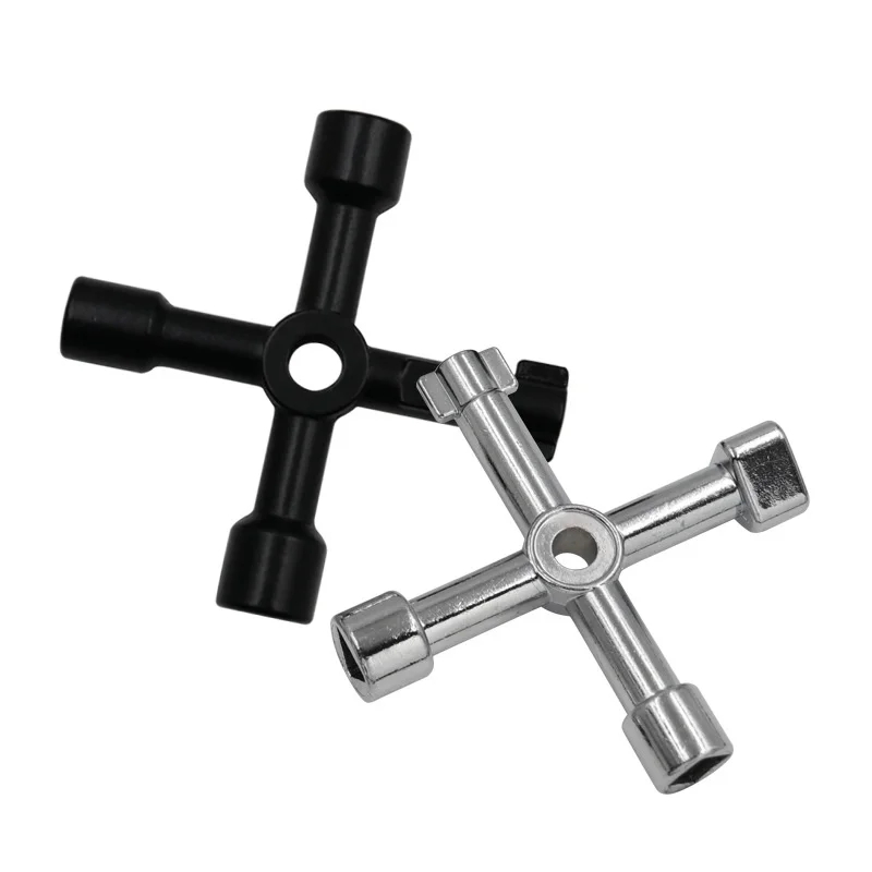 60pcs Triangle Key Wrench in Multi-purpose  Control Cabinet Elevator Water Meter Valve  Square Hole Key