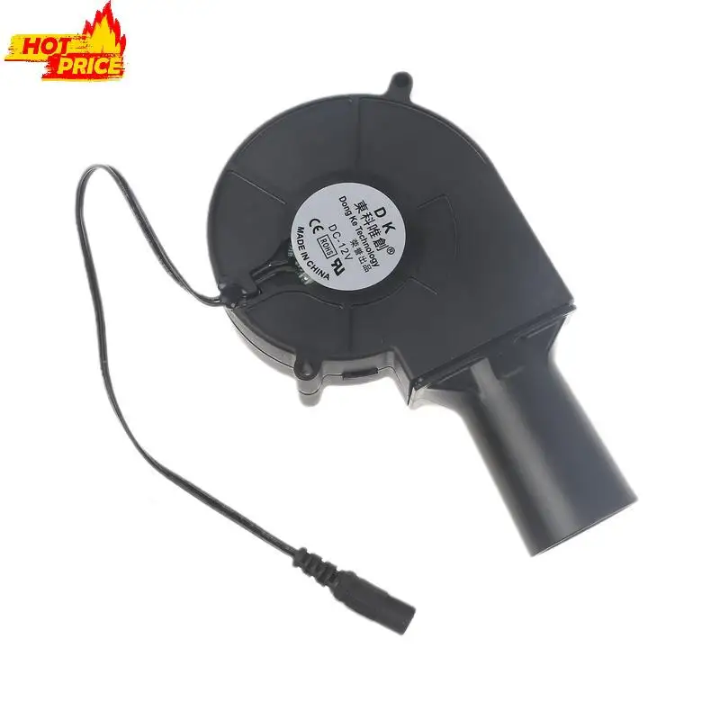 12V BBQ Fan with AC 100-240V Variable Speed Controller Adapter